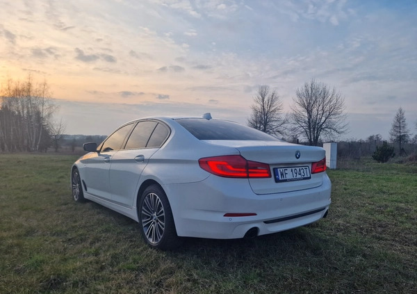 BMW Seria 5 cena 115500 przebieg: 50000, rok produkcji 2018 z Grójec małe 16